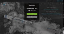 Desktop Screenshot of o2vape.com